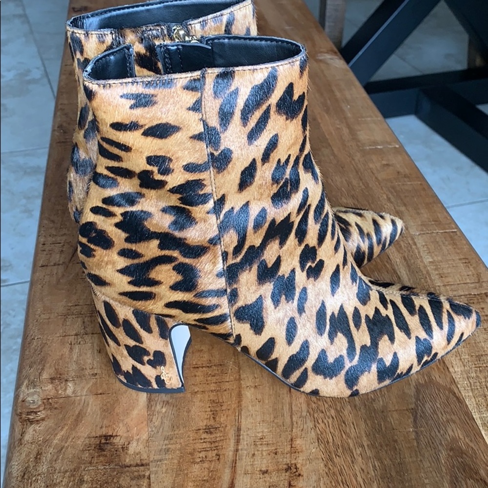 Sam Edelman Leopard Booties!